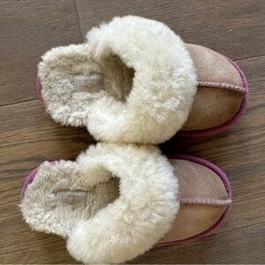 UGG Cozy Kids' Slippers with Faux Fur Lining